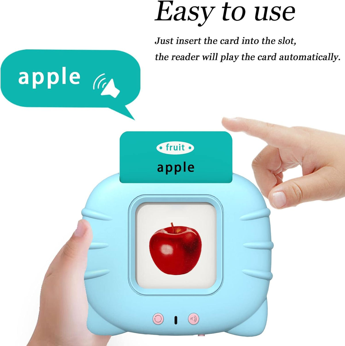 Startcan Talking Flash Cards for Toddlers 1 2 3 4 5 - 224-blue（general Set） - image 2