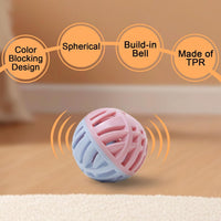 Cat Toy Balls with Bell Inside, Rubber - image 3