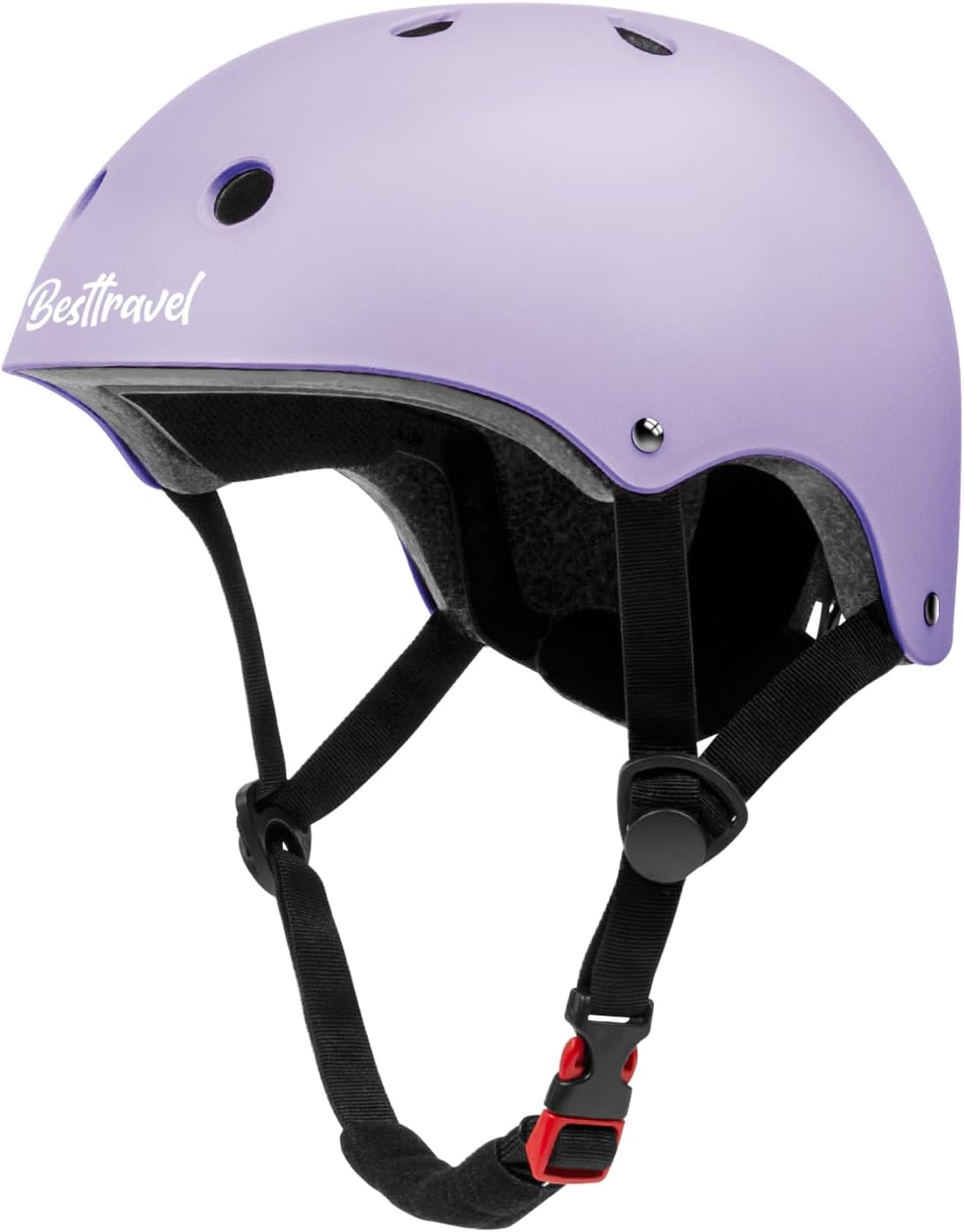 Besttravel Kids Helmet, Toddler Adjustable Kids Ages 3-8 Years Old Boys Girls Multi-Sports Safety - Purple