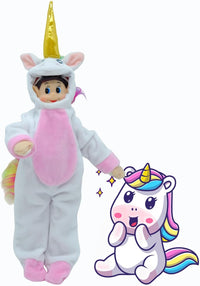 Fayelfland unicorn couture outfit for 12 inch elf dolls in pink - view 3