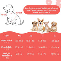 SlowTon No Pull Dog Harness with Leash for Small Medium Dogs - Small(11-17.5lb) / Pink Daisy - image 3