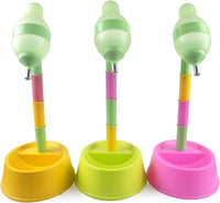 Pet Standing Water Dispenser Cat Dog Standing Bowl with Detachable - Red / Dispenser - image 2