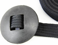 Southwestern Equine Lunge Line for Horses Cotton Horse Lunge Line with Bolt Snap & Rubber Stop (Red, 24')