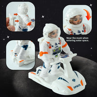 Wbzle space capsule rocket toy with lights, sound and astronaut figure - view 7