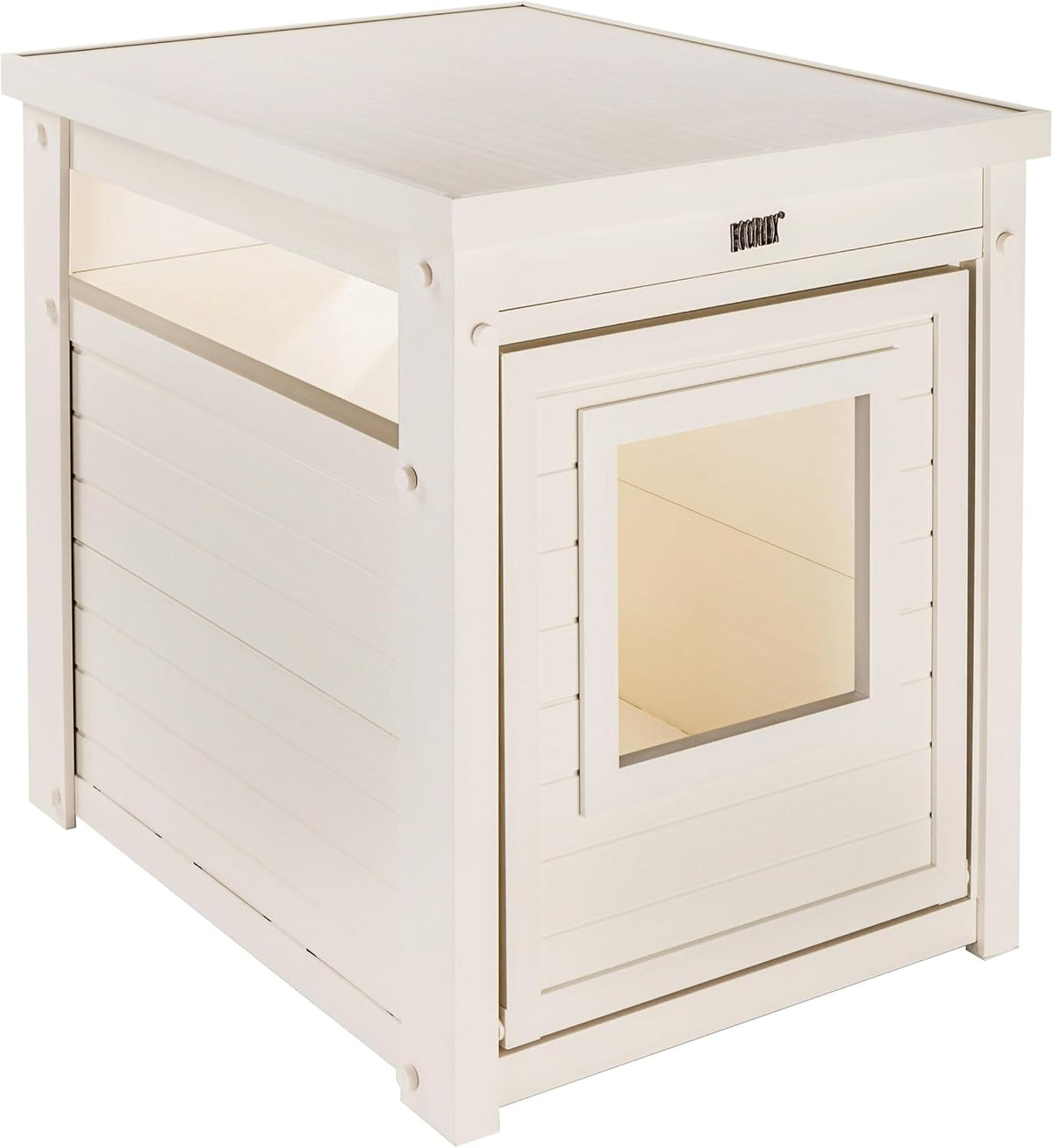 New Age Pet ECOFLEX Litter Loo Enclosure - Antique White / Standard