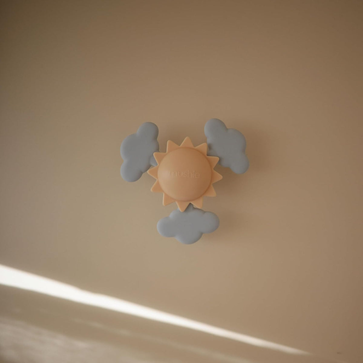 mushie Suction Spinner Ball Toy - Sunshine - image 2