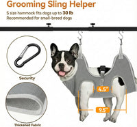 H Shape Dog Grooming Arm for Table, L Size Hammock, 42" H - S Hammock (Leg Spacing: 4.5–9.5″) - image 4