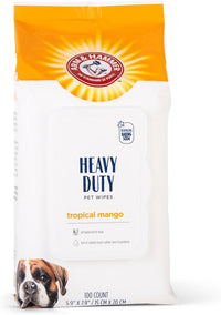 Arm & Hammer Heavy Duty Multipurpose Dog Wipes, Mango - 100 Count (Pack of 3) - image 2