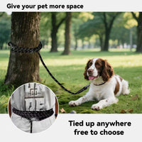 Long Dog Training Leash，Heavy Duty Reflective Rope Lead for Small - Black / 50FT - image 2