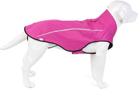 Mile High Life Dog Raincoat - L Chest 32"-40" / Hot Pink