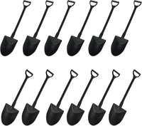 TUDACVTE Halloween tombstone cupcake toppers with black mini shovel spoons - view 4