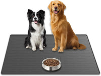XXXXL Largest Pet Food Mat - Dark Gray / 31.8"L x 23.8"W