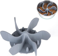 Keegud Slow Feeder Dog Bowls Insert [Octopus Suction Cups] Super Firm - Spiral
