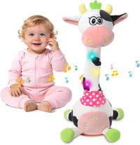 MIAODAM Dancing Talking Giraffe Toys - Cow