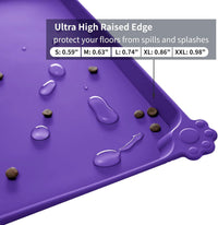 Reopet Silicone Pet Feeding Mat - Purple / 18.5" x 11.5" - image 3