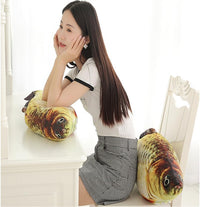 OPHRBU 24 inch fish plush pillow shaped like a realistic carp with soft short plush fabric - view 5