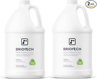 BRIOTECH Extra Strength HOCl Cleaner, 500 PPM Hypochlorous Acid Concentrate, ULV Foggers & Humidifiers, Professional Deodorizer for Dental, Offices, Schools, Homes, Peroxide Free, 1 Gallon (2 Pack)