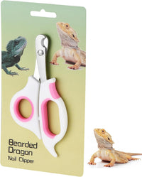 Bearded Dragon Nail Clippers with Precise Angled Edges – Essentials for Small Pets - Pinky White