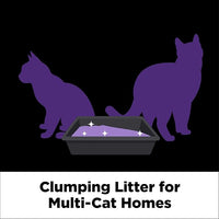 ARM & HAMMER Clump & Seal SLIDE Platinum Multi-Cat Clumping Litter, Easy Clean, Superior Odor Control, 37 Lbs