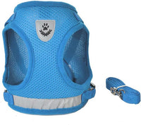 FEimaX Dog Harness and Leash Set for Walking - Azure / X-Small - image 2