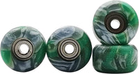 RACOFSB fingerboard wheels with bearings in black mix swirl color, set of 4 - view 3