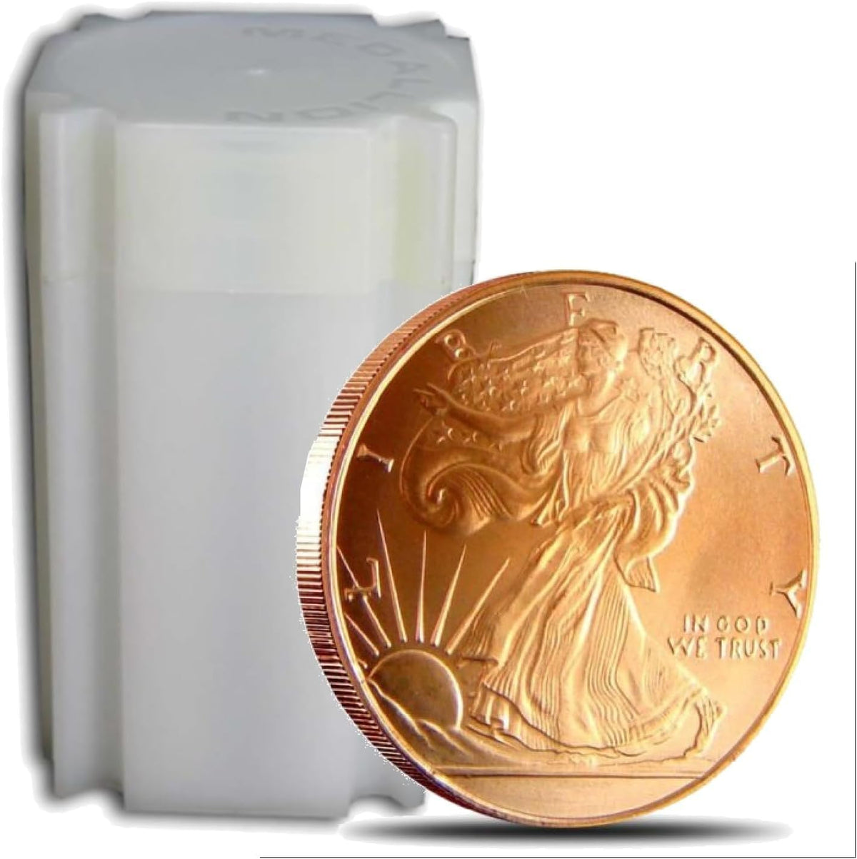 Unique Metals Walking Liberty 1 oz .999 Copper Rounds - Walking Liberty