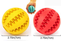 Sunglow 2 Pack Dog Toy Ball – Essentials for Dogs - Red/Yellow / 2.75 in - image 2