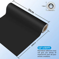 Prime Vinyl Permanent Vinyl - Matte Black / 55FT - image 4