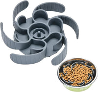 Slow Feeder Dog Bowls Insert - Grey