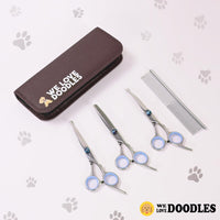 Dog Grooming Scissors Kit, Curved - Small - image 3