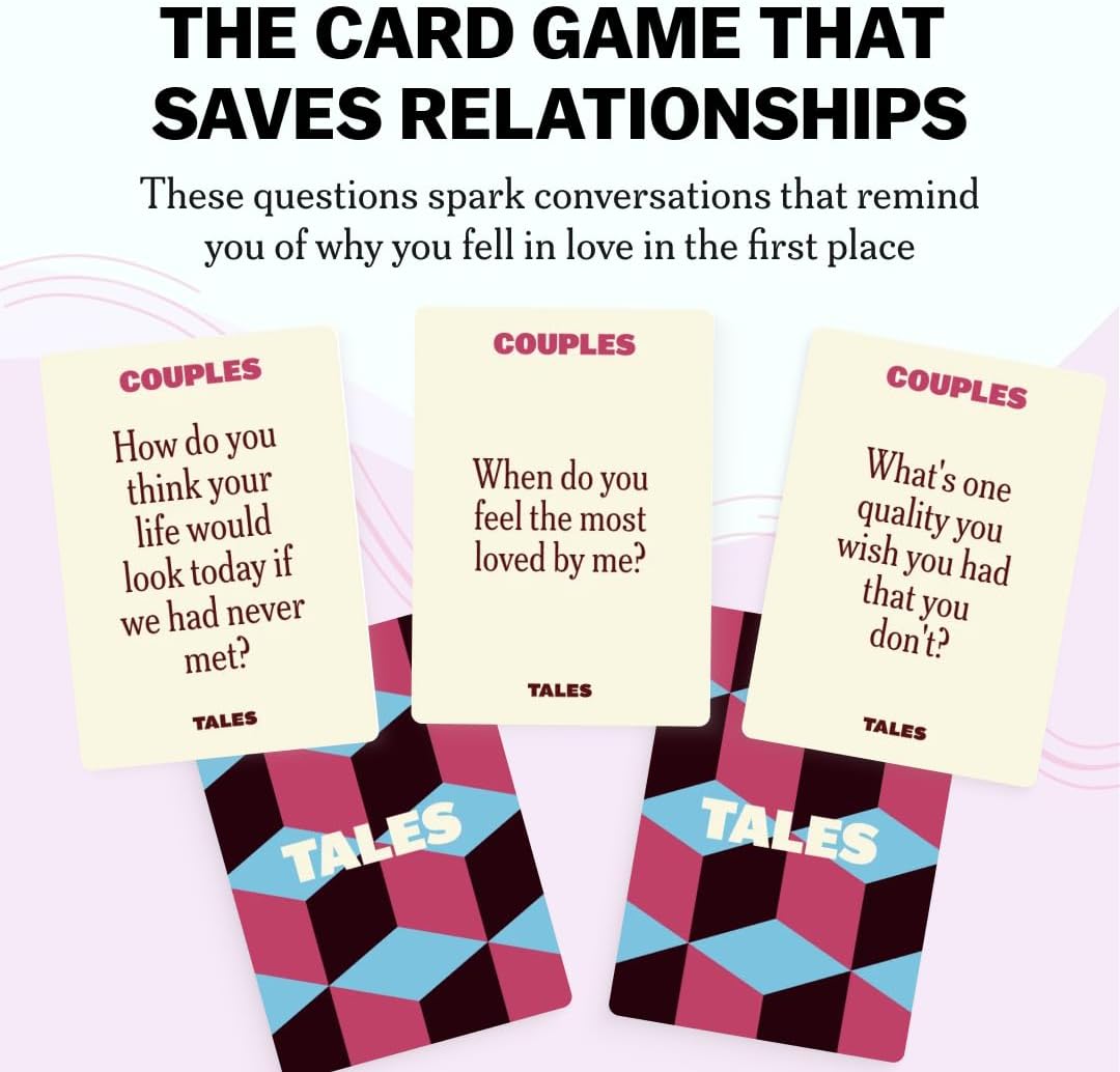 TALES 150 Conversation Cards, Create Meaningful Connections - Couples Edition - image 2