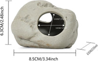 Aquarium Rock Smooth Cave Decor for Shrimp Cichlid Hiding – Essentials for Fish - Set 4 - image 2