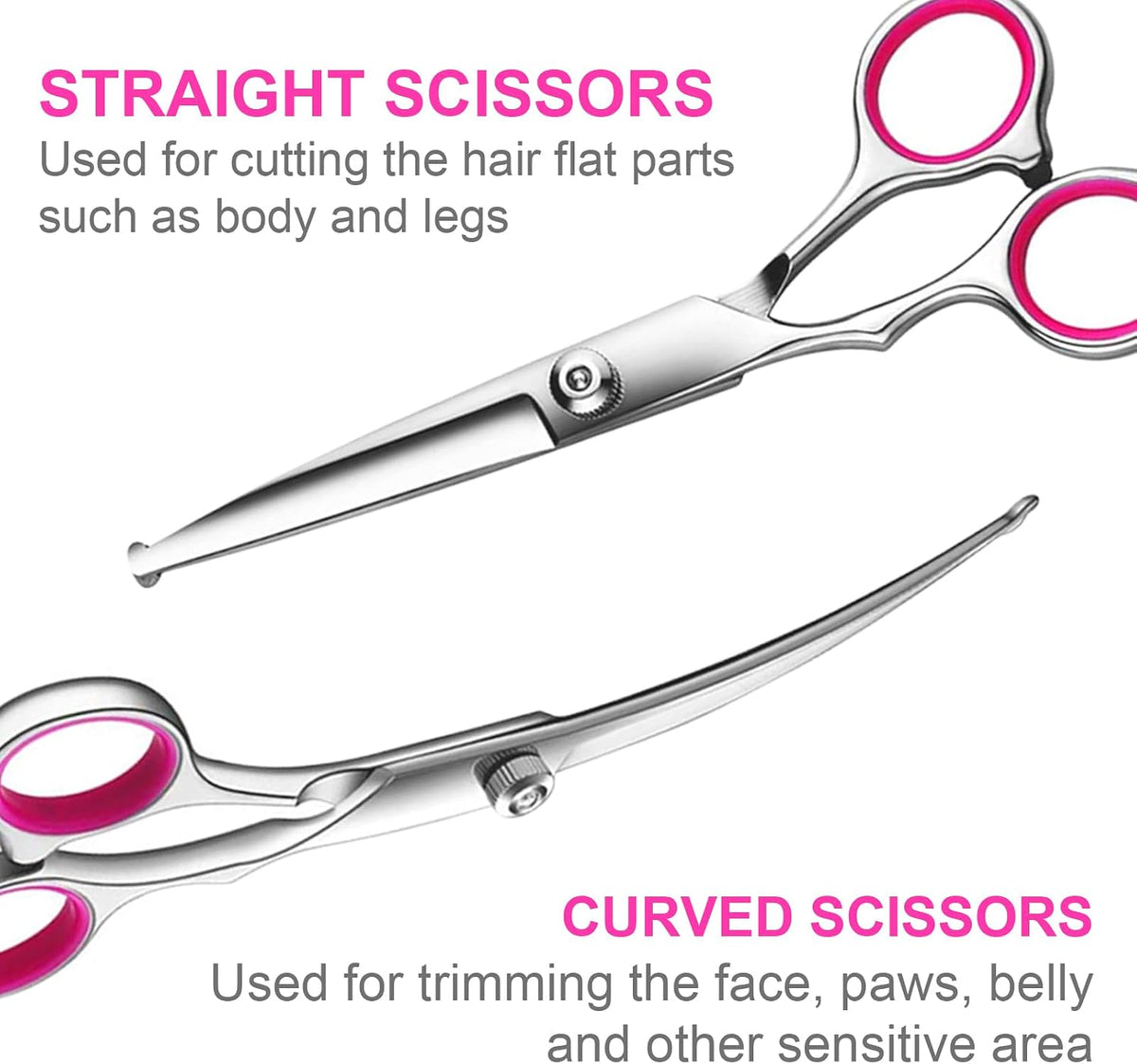 TINMARDA Dog Grooming Kit - Pink / 5 Piece - image 4