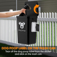 Moryimi Dog Poop Trash Can Outside – Essentials for Dogs - Black - image 4