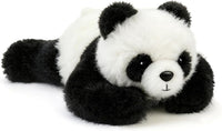 PEACH CAT tuxedo cat stuffed animal, black and white weighted kitten plush - view 4