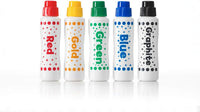 Do A Dot Art! Markers 6-Pack Rainbow Washable Paint Markers – Fun for Kids & Family - Metallic Shimmer / 5 - image 3