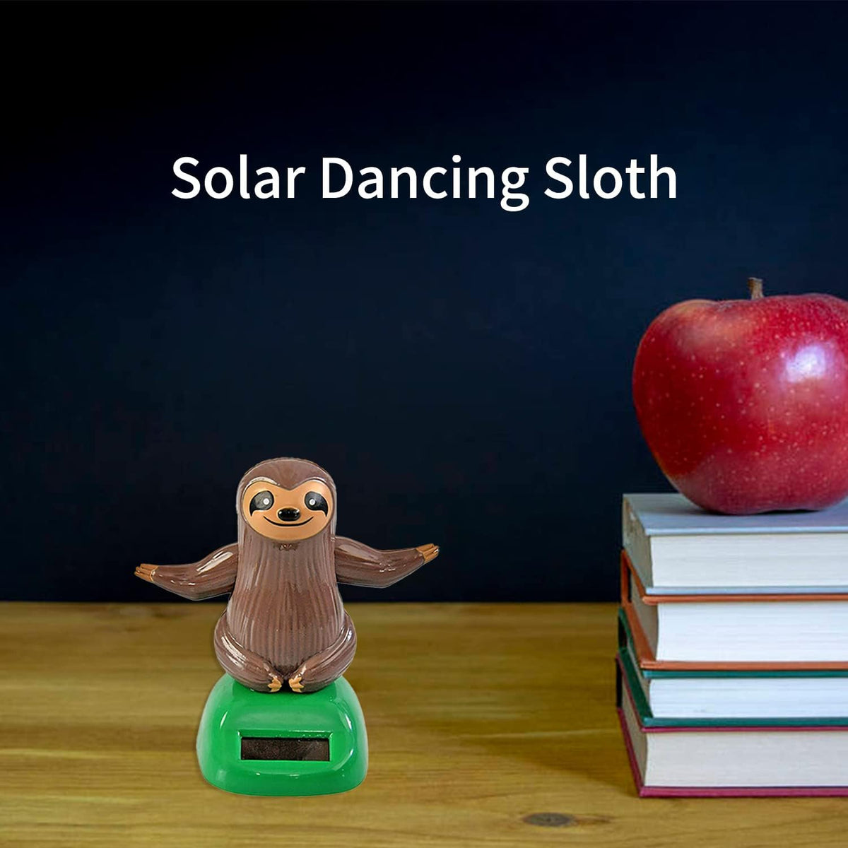 YDEROD sloth solar dancing figure in beige resin for a car dashboard - view 7
