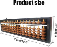 Digit Standard Abacus Soroban Professional 17 Column Math Abacus - Brown - image 2