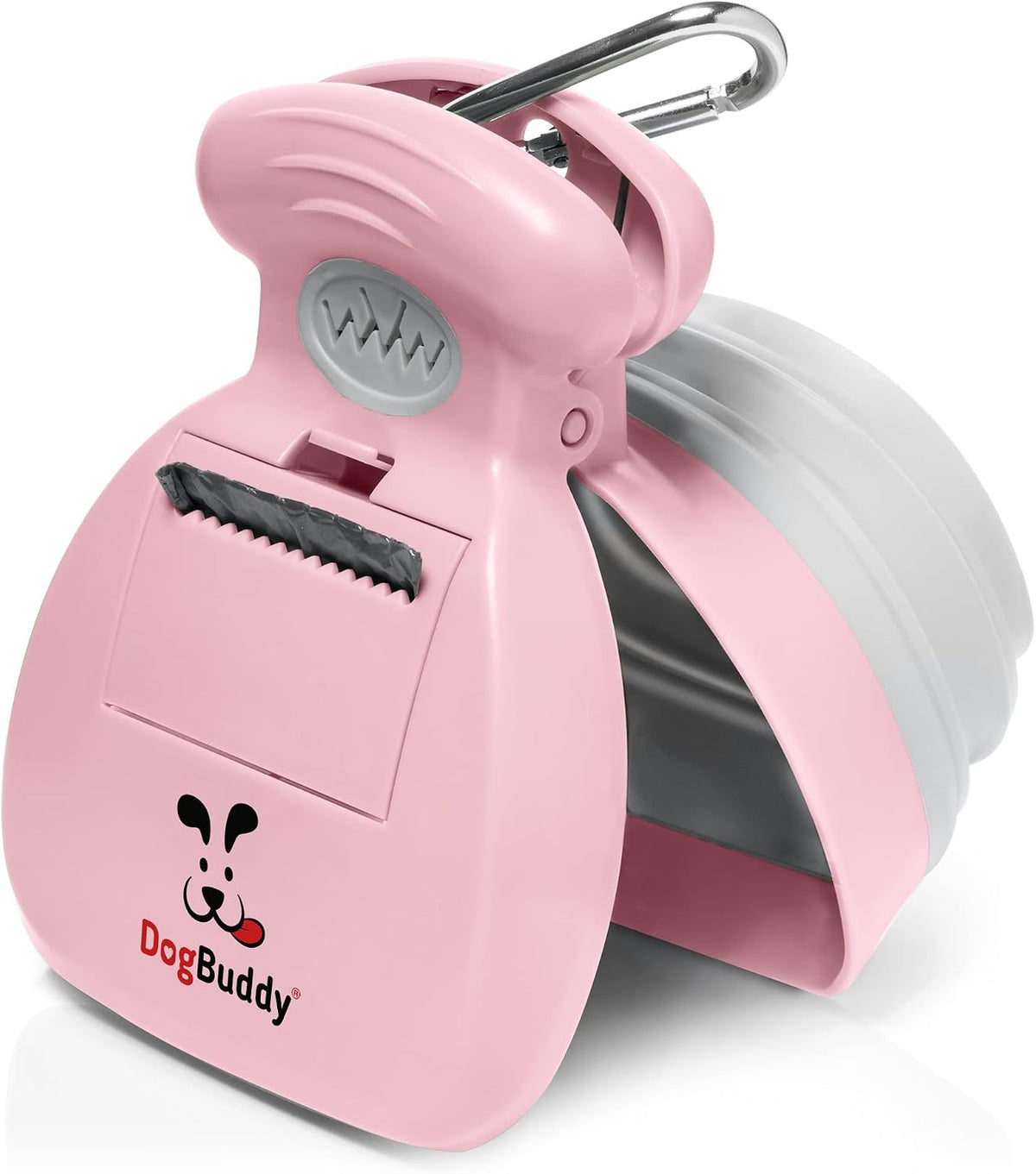 DogBuddy Pooper Scooper, Portable Dog Pooper Scooper - Medium / Pink
