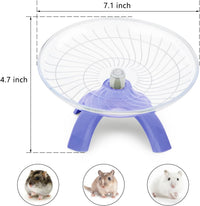 Hamster Wheel Flying Saucer Silent Exercise Wheel Running Wheel - Purple - image 2