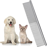 Dog Combs for Grooming, Metal Cat Comb for Long Haired – Essentials for Dogs