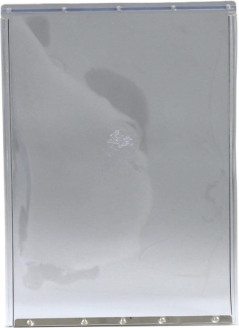 Ideal Pet Products Clear Vinyl Replacement Flap – Essentials for Cats - Super Large, 15" x 20" Flap Size