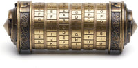 FLYALIGOGO metal Da Vinci Code cryptex puzzle box with letter dials - view 4
