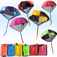 Pinkiwine 6 pack parachute throwing toys in six colors