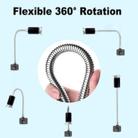 Reptile Heat Lamp, UVA UVB Light for Aquarium Turtle Tank - Lamp Holder B+2 Bulbs - image 4
