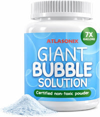 Giant Bubble Solution, Bubble Wands, Bubbles for Kids - 7 Gallons