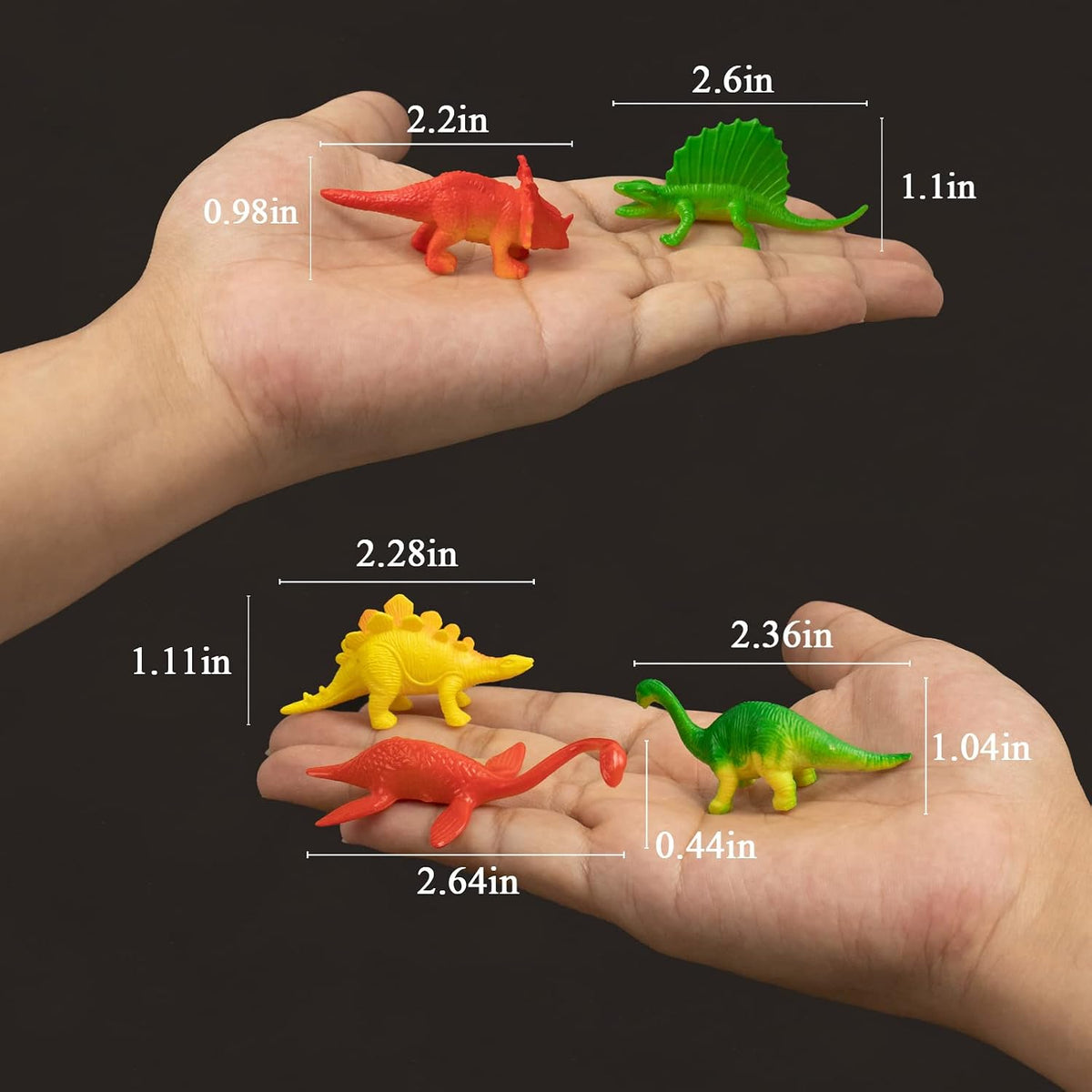 Mini Dinosaur Figures 78 Pack, Kids Dinosaur Toys - Upgrade Dinosaur - image 3