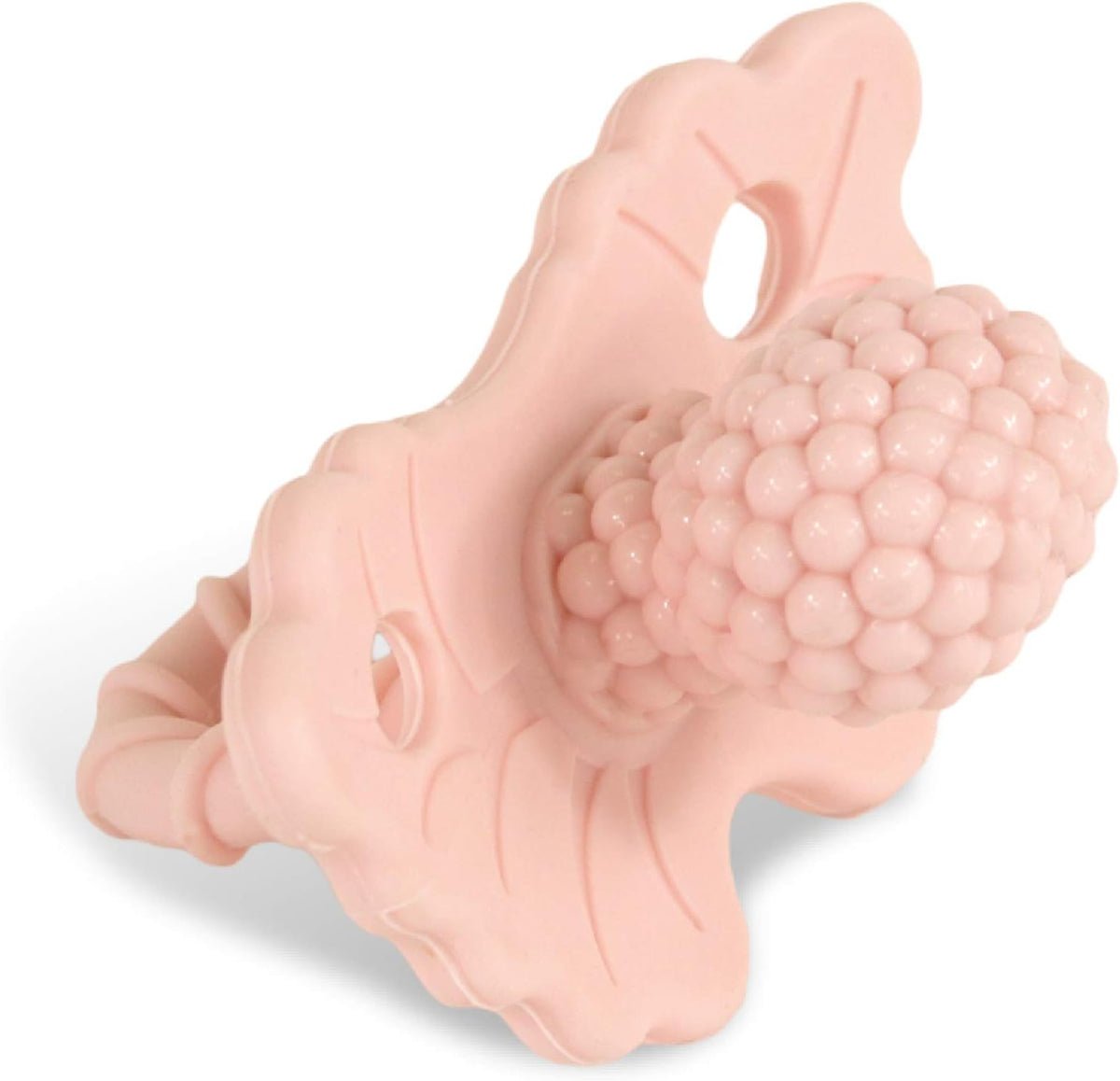 RaZbaby RaZberry Silicone Baby Teether Toy - Pink / 1 Count (Pack of 1)