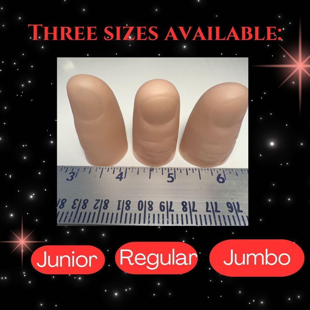 D'lite Magic Thumb Lightup Trick Set / 2 Original Amazing Ultra - Jumbo White - image 2