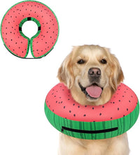 Supet Inflatable Dog Cone Alternative, Soft Recovery Collar for Small, Medium, Large Dogs